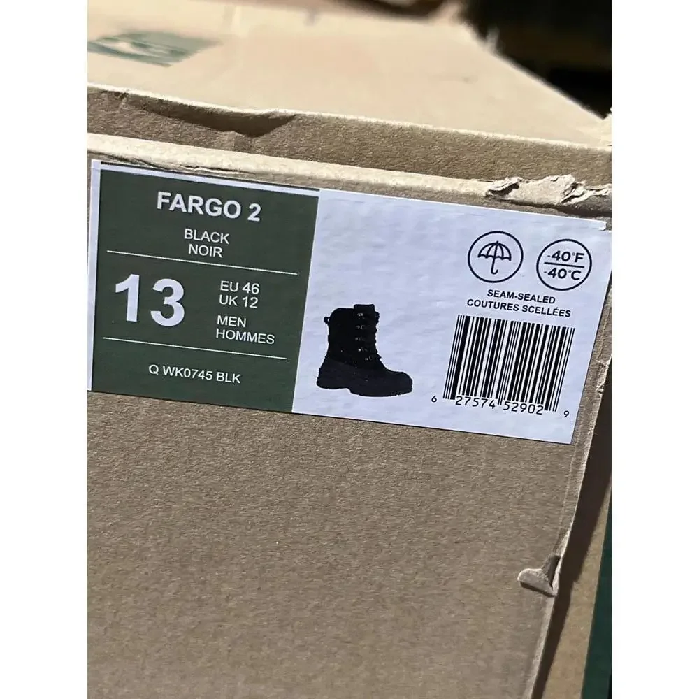 Kamik FARGO 2 SNOW BOOTS MENS WATERPROOF SUEDE